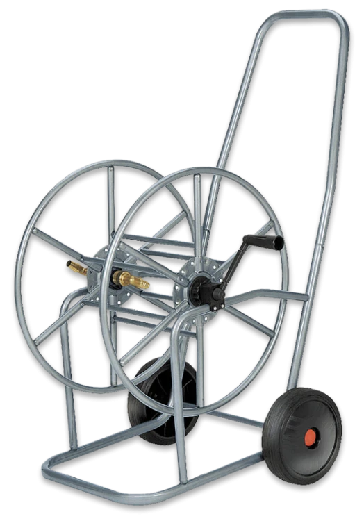 Wózek na wąż PRINOX 3/4" - 80 m / stal nierdzewna