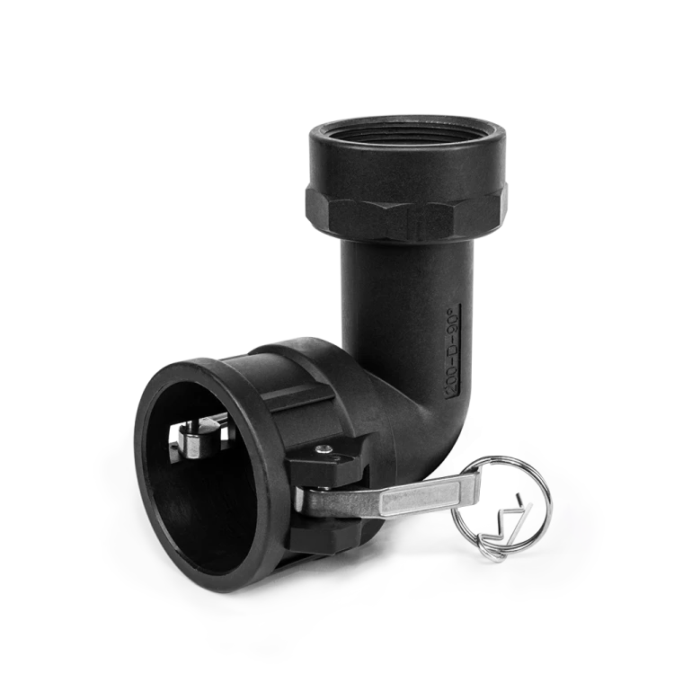 Camlock TYP D gniazdo z  GW 2" kolanko - PP - IBC kolanko - PP - IBC
