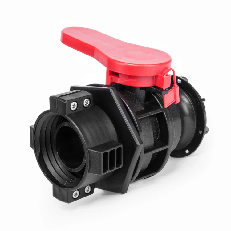 Zawór kulowy IBC GW S60x6 z wylotem Camlock Typ A 2" z zaślepką Camlock Typ A 2" z zaślepką
