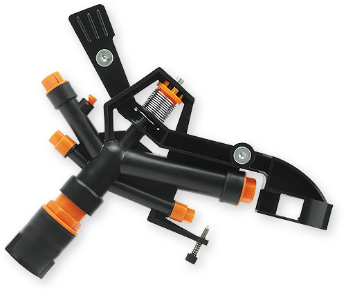5-drożny zraszacz pulsacyjny AQUA JET - gwint wewnętrzny BLACK LINE / 1" / 36m