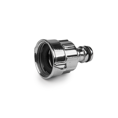 Przyłącze na kran z redukcją - gwint wewnetrzny CYNK CHROME / 1"-3/4" / worek z naklejką