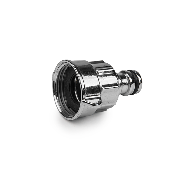 Przyłącze na kran z redukcją - gwint wewnetrzny CYNK CHROME / 1"-3/4" / worek z naklejką