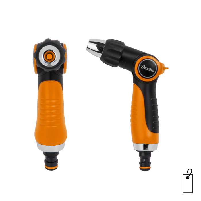 Regulowany pistolet prosty BLACK LINE / etykieta