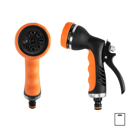 Metalowy pistolet 8-funkcyjny HOBBY BLACK LINE karta