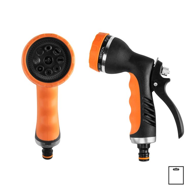 Metalowy pistolet 8-funkcyjny HOBBY BLACK LINE karta