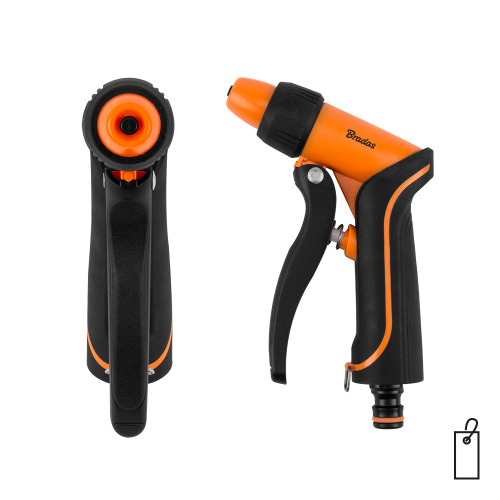 Regulowany pistolet prosty MULTI WATER BLACK LINE etykieta