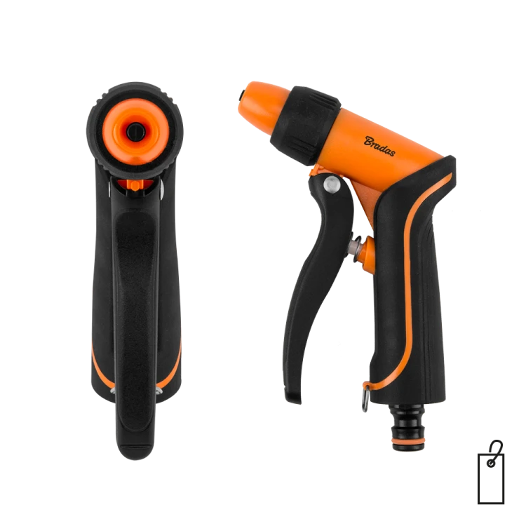 Regulowany pistolet prosty MULTI WATER BLACK LINE etykieta