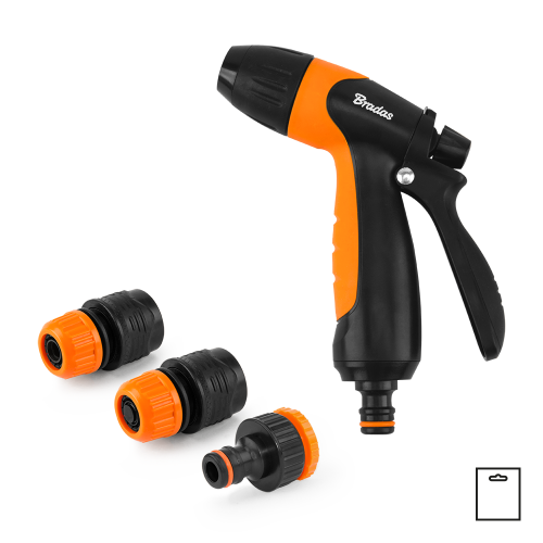 Zestaw armatury z pistoletem BLACK LINE / karta