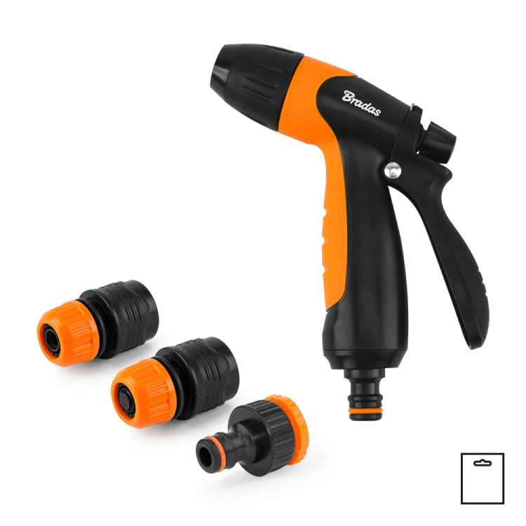 Zestaw armatury z pistoletem BLACK LINE / karta