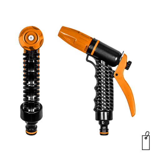 Regulwany pistolet prosty BLACK LINE / etykieta