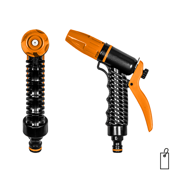 Regulwany pistolet prosty BLACK LINE / etykieta