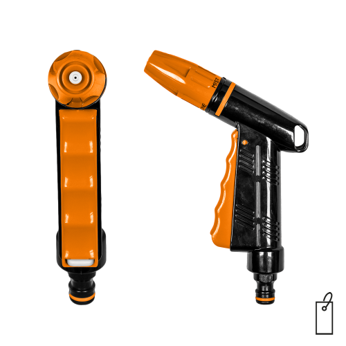 Regulwany pistolet prosty QUICK STOP BLACK LINE / etykieta