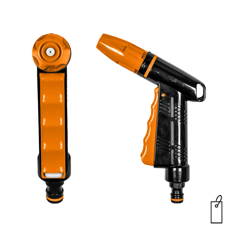 Regulwany pistolet prosty QUICK STOP BLACK LINE / etykieta