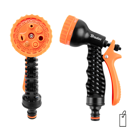 Pistolet 7-funkcyjny BLACK LINE etykieta