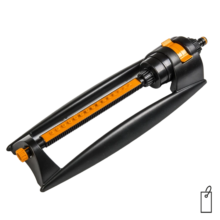 Regulowany zraszacz wahadłowy BLACK LINE / 15 dysz / etykieta