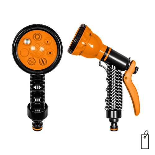 Pistolet 7-funkcyjny BLACK LINE / etykieta