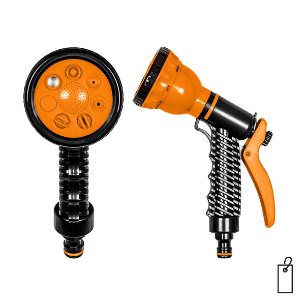 Pistolet 7-funkcyjny BLACK LINE / etykieta