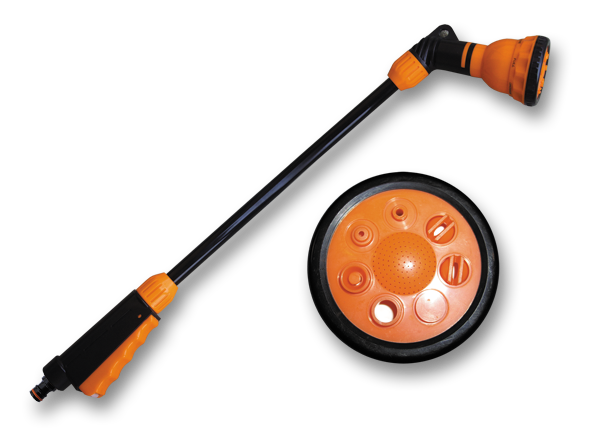 Lanca 7-funkcyjna QUICK STOP BLACK LINE / 65cm / karta