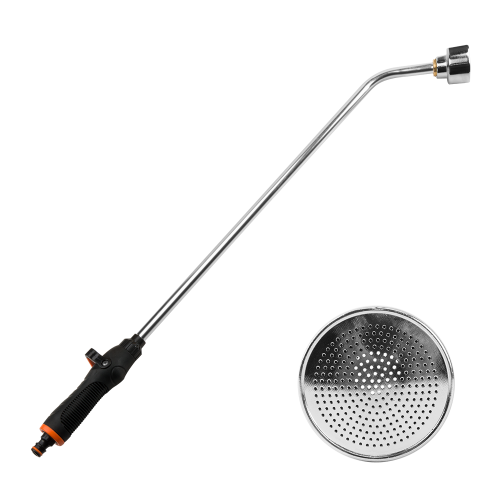 Lanca z sitkiem metalowym i zaworem BLACK LINE / 83cm / karta