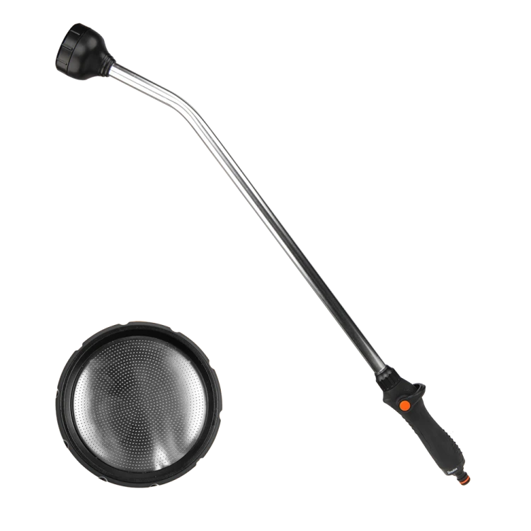 Lanca z sitkiem metalowym i zaworem BLACK LINE / 76cm / karta