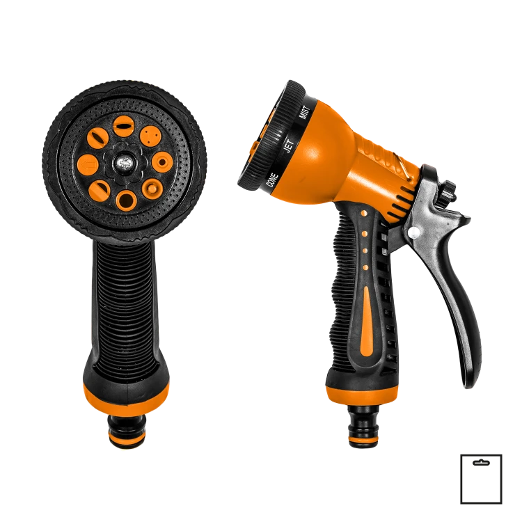 Pistolet 8-funkcyjny ZEBRA TWIN BLACK LINE karta