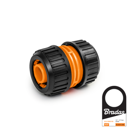 Reparator do połaczenia węży BLACK LINE 1/2" / etykieta