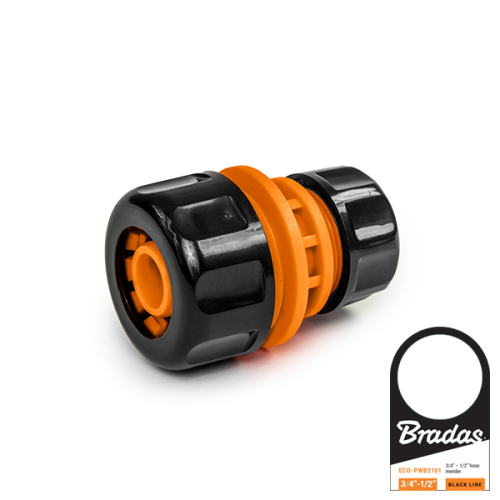 Reparator - reduktor do połączenia węży BLACK LINE 3/4"-1/2" / etykieta