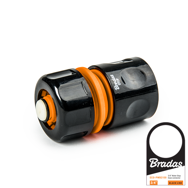 Szybkozłącze na wąż ze stopem POWER JET BLACK LINE / etykieta 3/4"
