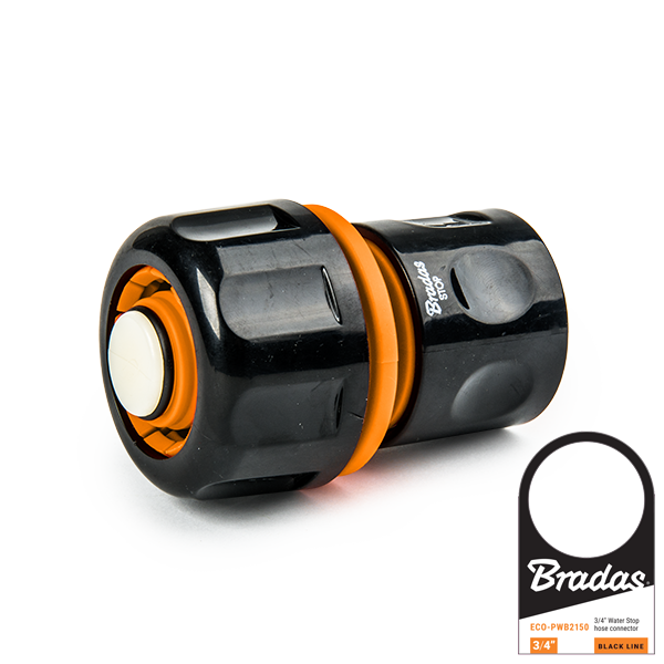 Szybkozłącze na wąż ze stopem POWER JET BLACK LINE / etykieta 1"