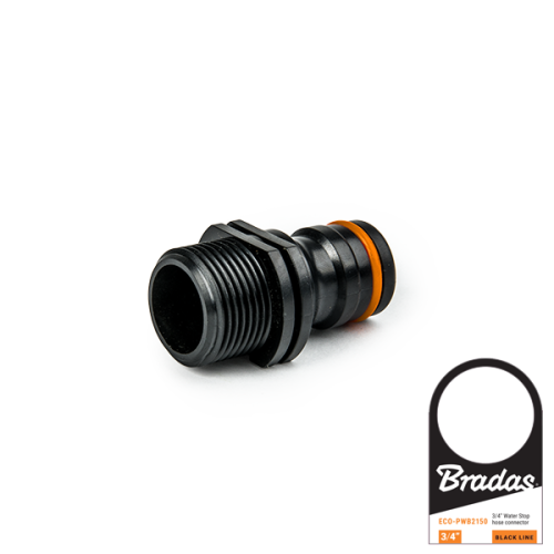 Przyłącze POWER JET - gwint zewnętrzny BLACK LINE / 3/4" / etykieta