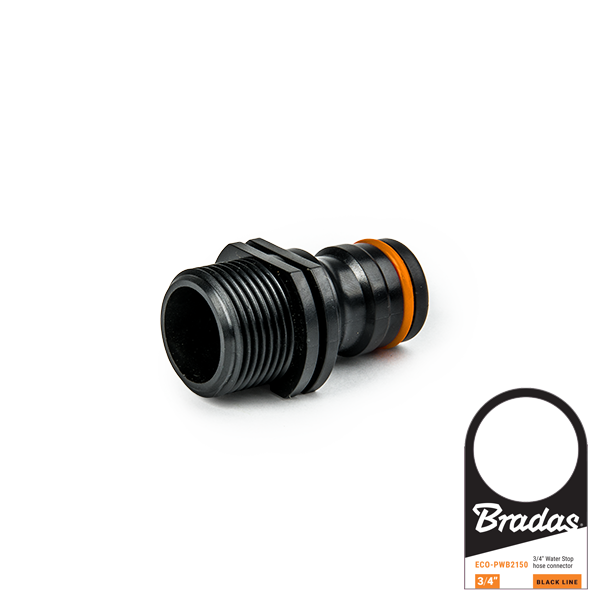 Przyłącze POWER JET - gwint zewnętrzny BLACK LINE / 3/4" / etykieta