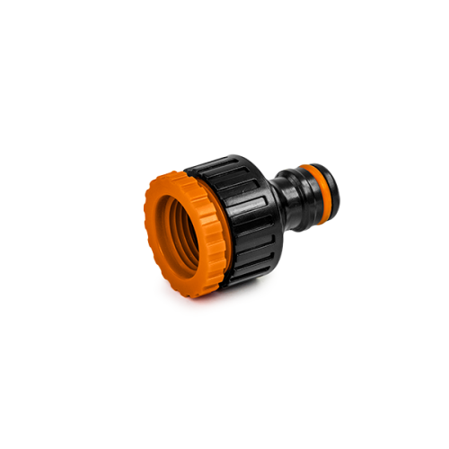Przyłącze na kran z redukcją - gwint wewnętrzny BLACK LINE 3/4"-1/2" / luz