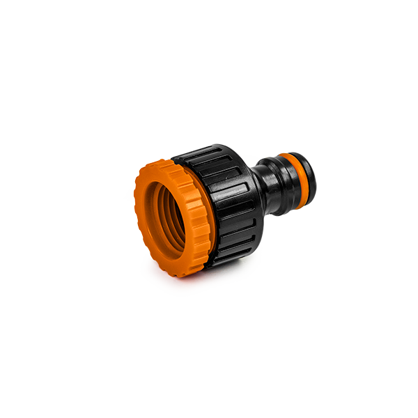 Przyłącze na kran z redukcją - gwint wewnętrzny BLACK LINE 3/4"-1/2" / luz