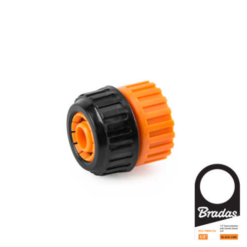 Reparator do połączenia węża - gwint wewnętrzny BLACK LINE / 1/2" / GW - 3/4"
