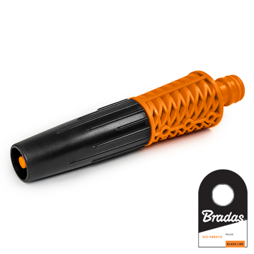 Regulowana dysza prosta BLACK LINE etykieta