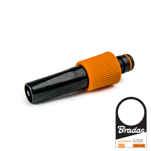 Regulowana dysza prosta POWER JET BLACK LINE / etykieta etykieta