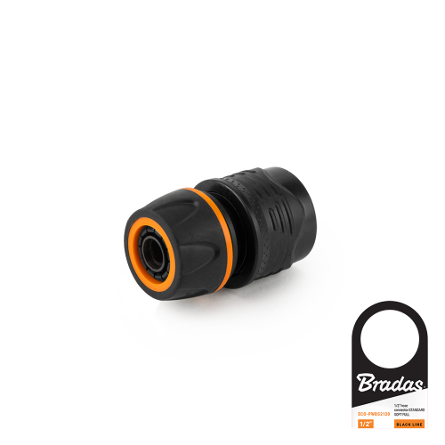 Szybkozłącze na wąż FULL SOFT BLACK LINE / etykieta 1/2"