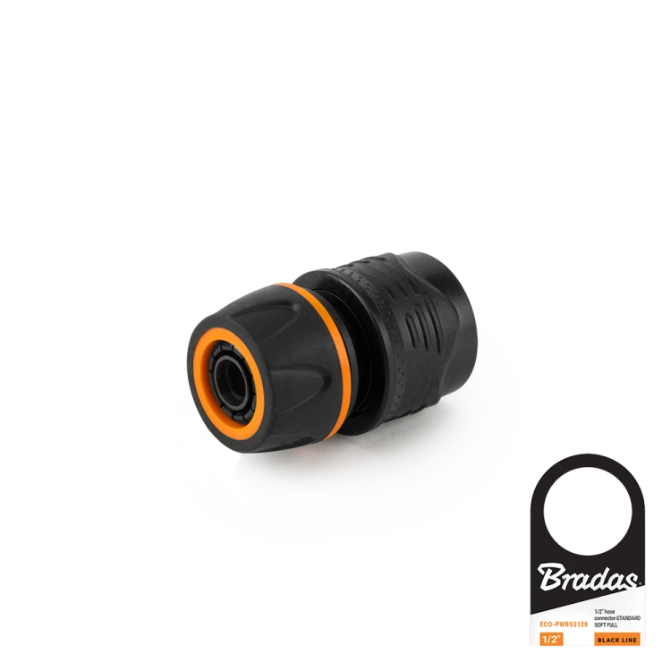 Szybkozłącze na wąż FULL SOFT BLACK LINE / etykieta 1/2"