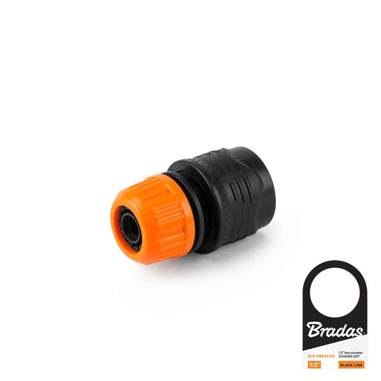 Szybkozłącze na wąż SOFT BLACK LINE / etykieta 1/2"