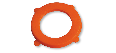 Uszczelka - ORANGE BLACK LINE / pomarańczowy / 50szt 3/4"