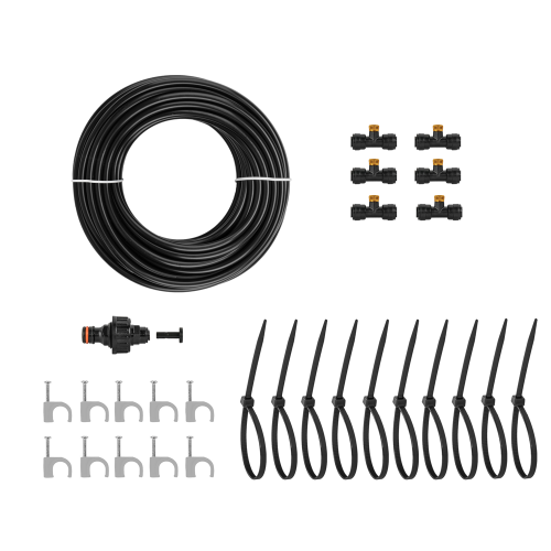 Ogrodowa mgiełka wodna  - 8m BLACK LINE / box