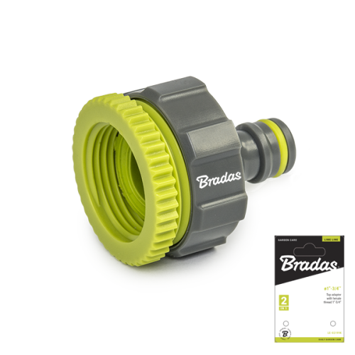 Przyłącze na kran z redukcją - gwint wewnętrzny LIME LINE /  karta 1"-3/4"