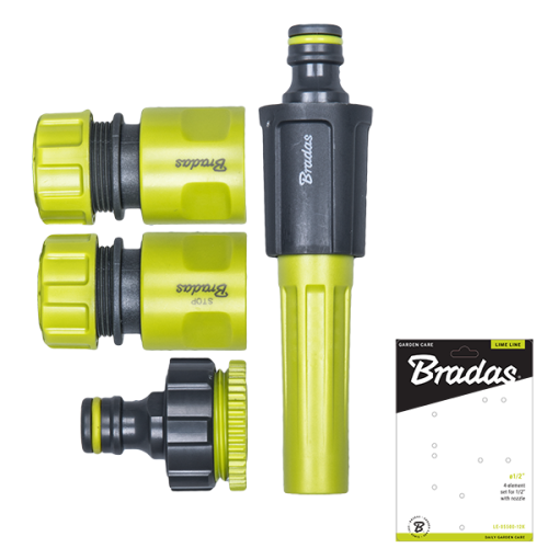 Zestaw armatury z dyszą prostą LIME LINE / karta 1/2"