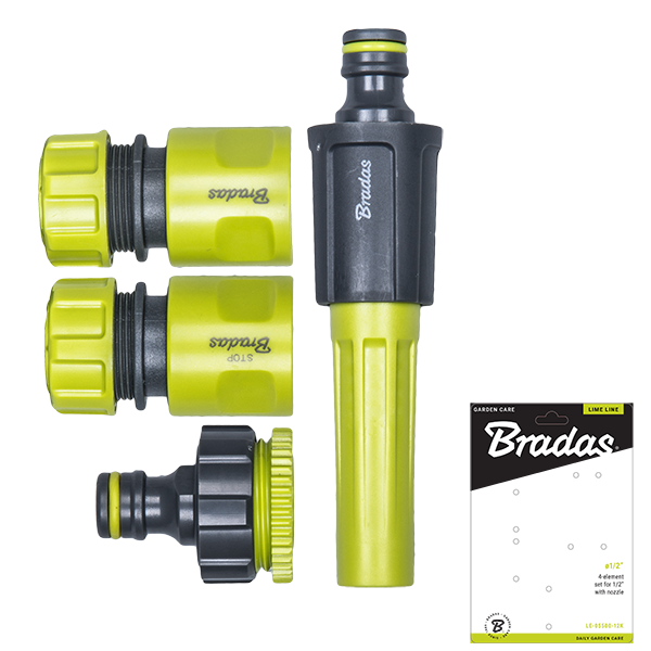 Zestaw armatury z dyszą prostą LIME LINE / karta 1/2"
