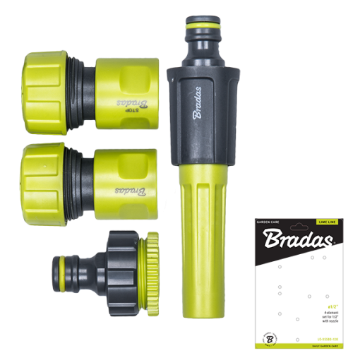 Zestaw armatury z dyszą prostą LIME LINE / karta 3/4"