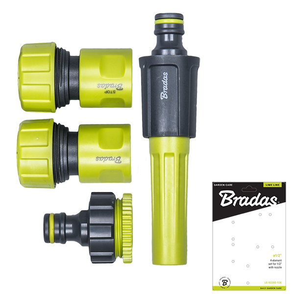 Zestaw armatury z dyszą prostą LIME LINE / karta 3/4"