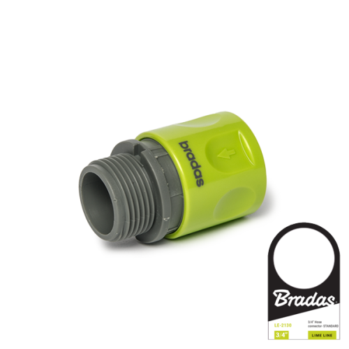 Szybkozłącze - gwint zewnętrzny LIME LINE / GZ 3/4" / etykieta