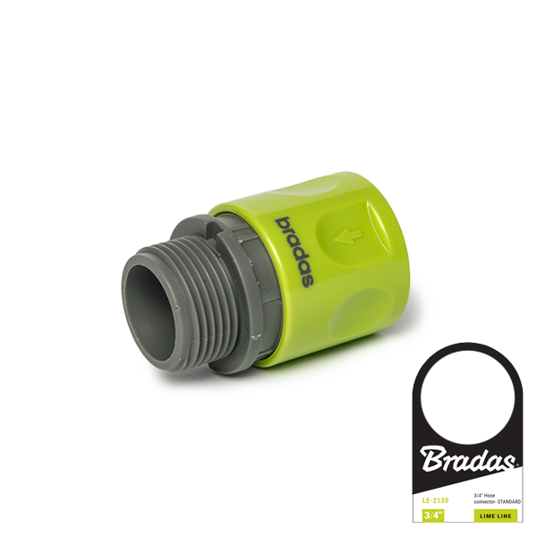 Szybkozłącze - gwint zewnętrzny LIME LINE / GZ 3/4" / etykieta