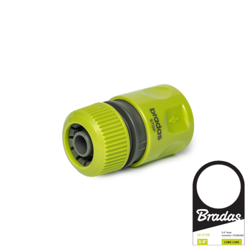Szybkozłącze na wąż ze stopem LIME LINE / etykieta 1/2"