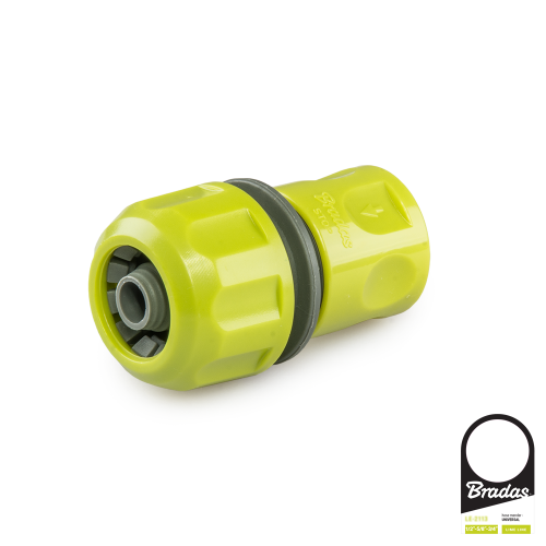 Szybkozłącze na wąż ze stopem LIME LINE / etykieta 1/2"-5/8"-3/4"